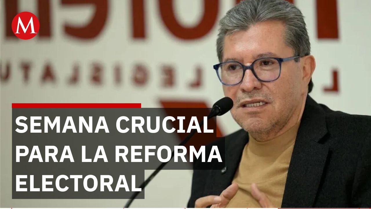Monreal dice que esta semana es definitiva para el inicio de los trabajos en la reforma electoral