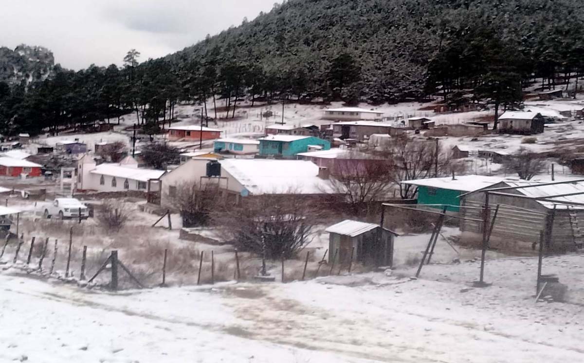 Nevada en Guanaceví, Durango. | Foto: Especial