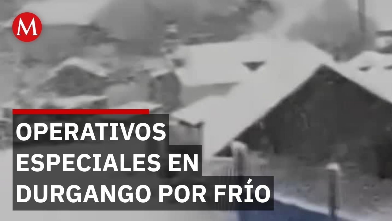 Protección Civil en Durango activa operativo por frío extremo en la entidad