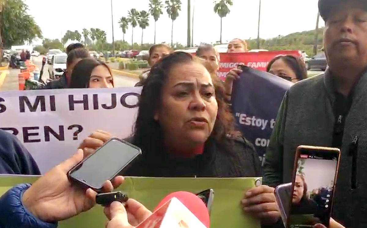 Protestan en defensa de Carlos “N”, en Ciudad Victoria