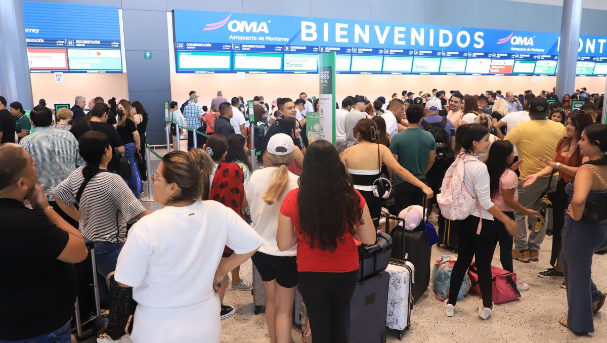 El Aeropuerto Internacional de Monterrey es uno de los 13 operados por Grupo OMA en México, con constantes críticas a su operatividad. Leonel Rocha