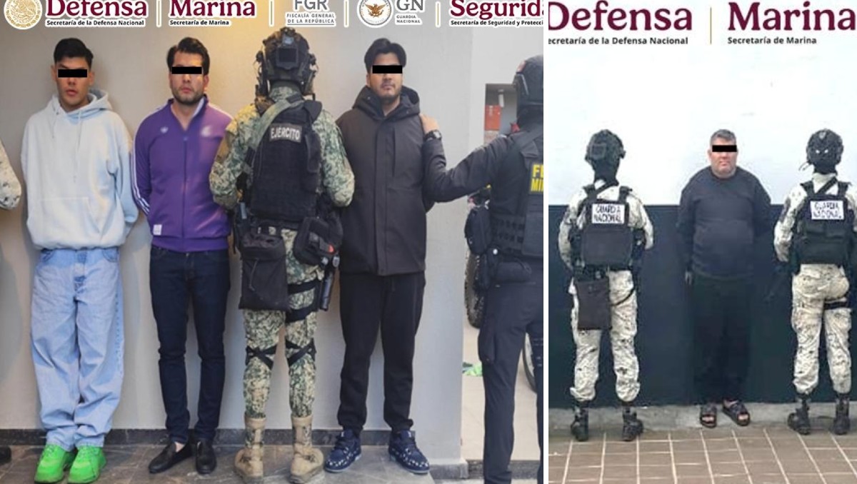 Autoridades federales detuvieron a presuntos integrantes del crimen organizado en Jalisco y Nayarit (Cortesía)