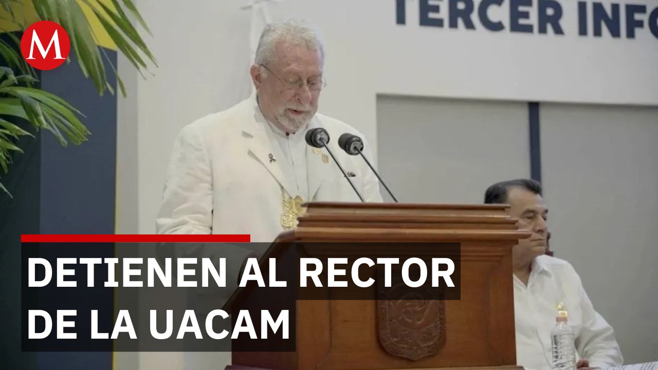 Detienen al rector de la Universidad Autónoma de Campeche