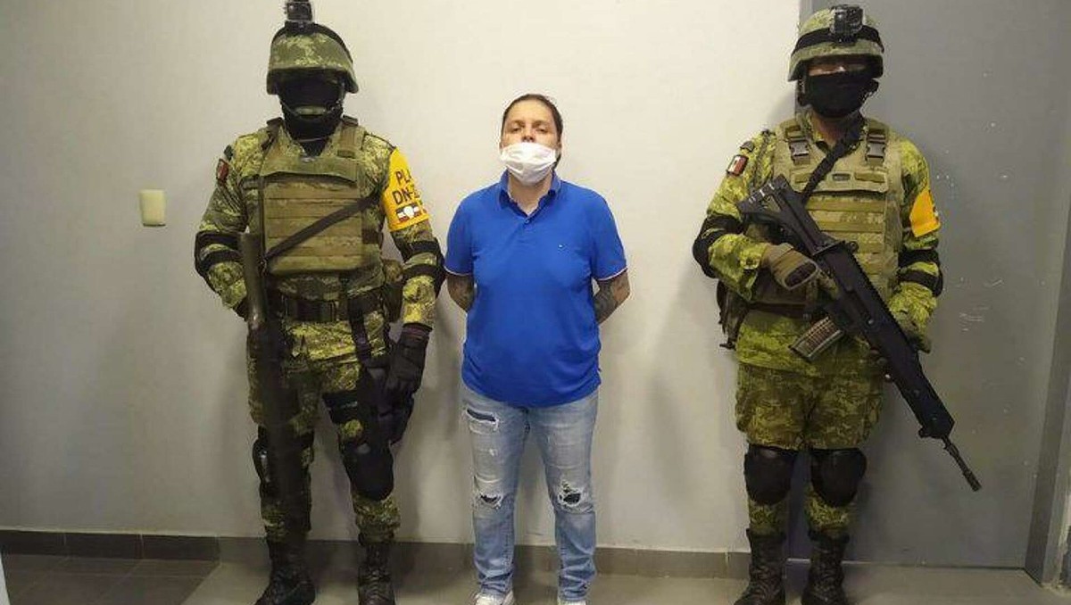 Edén Guadalupe Villarreal Gómez, ‘La Teniente’, sería la única mujer en la lista hacia EU. | Especial