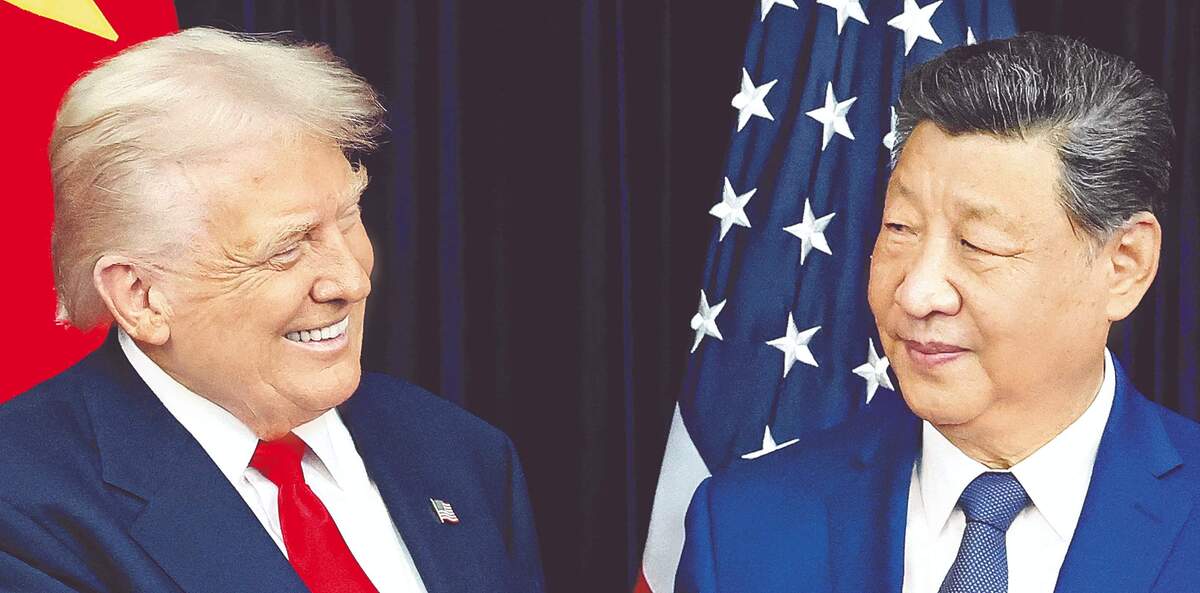 El presidente estadunidense y su homólogo chino. REUTERS