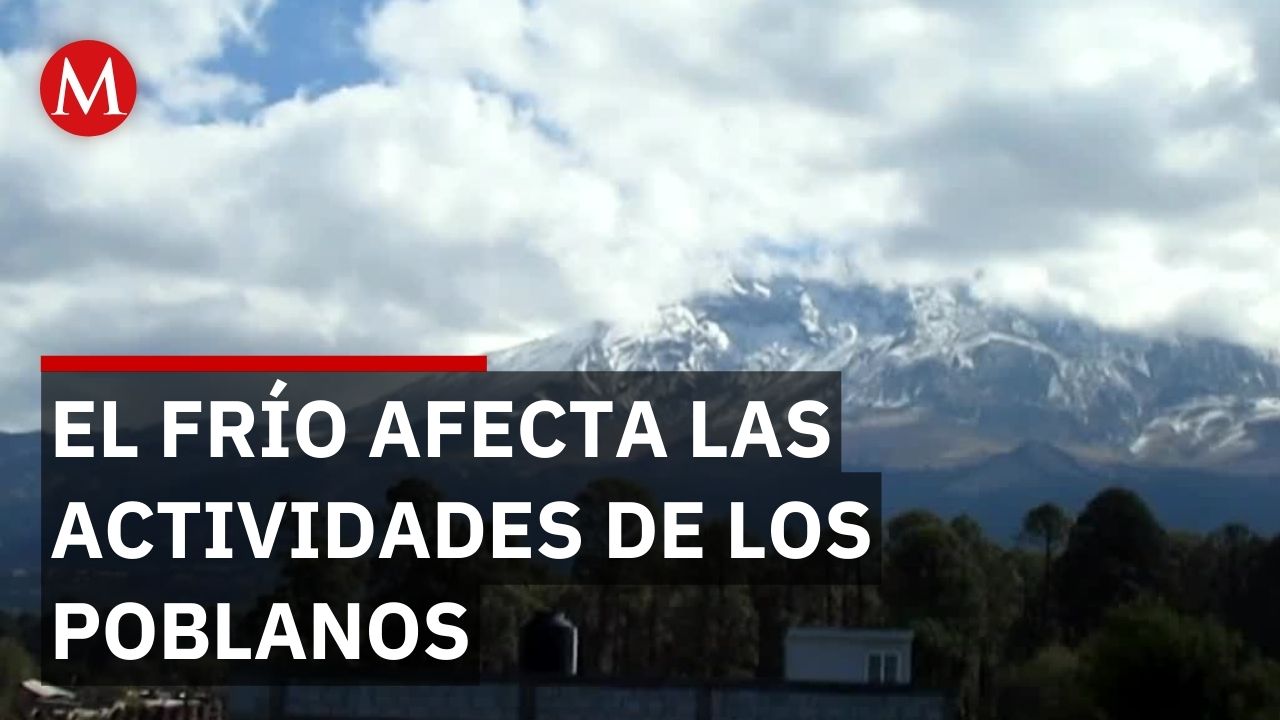 Por el fuerte frío en las zonas altas de Puebla, autoridades estatales activan refugios temporales