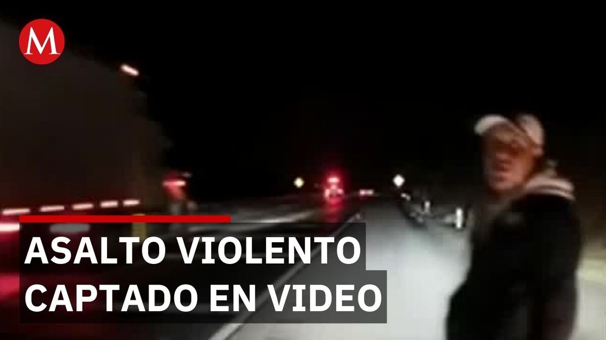En Hidalgo, captan un asalto a una familia en la autopista México-Querétaro