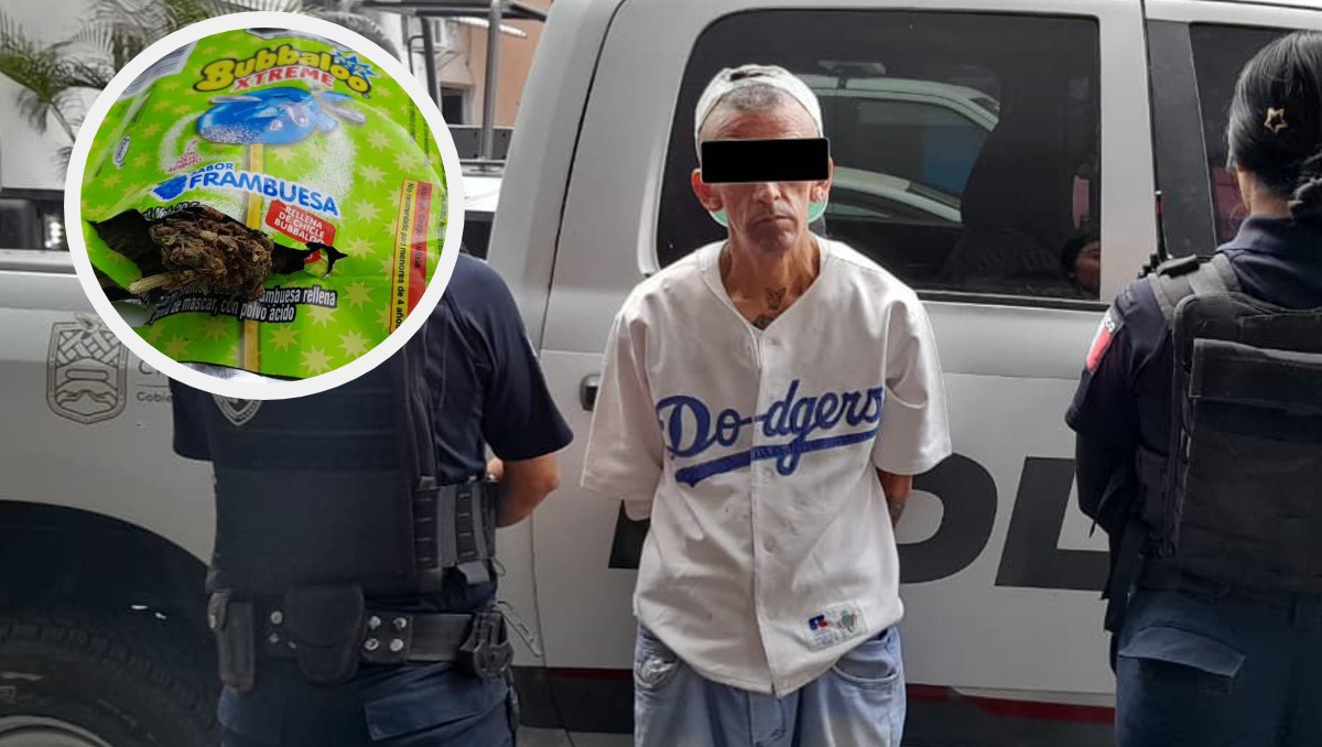 El hombre camuflajeó droga en empaques de dulces. (Especial)