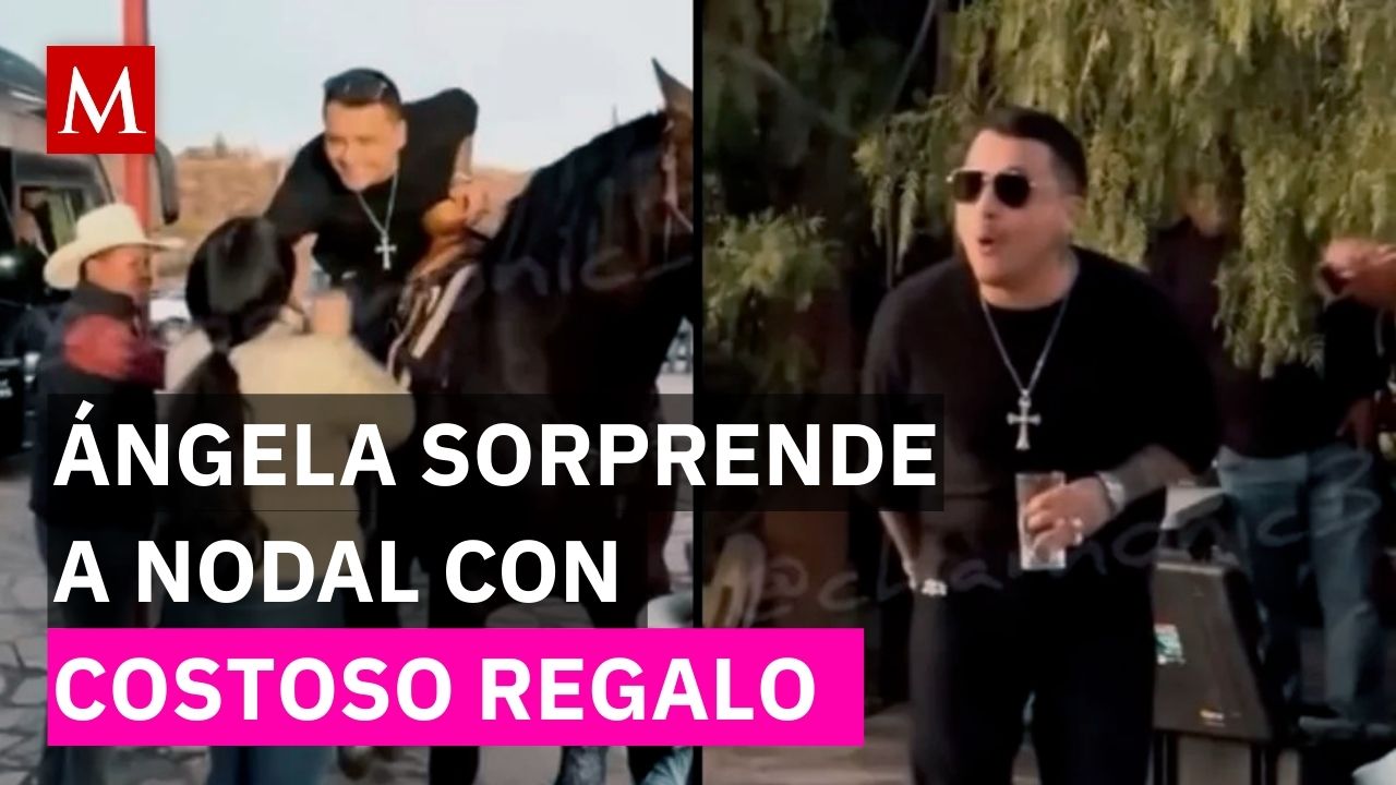 Este fue el lujoso regalo que Ángela Aguilar le dio a Nodal por su cumpleaños