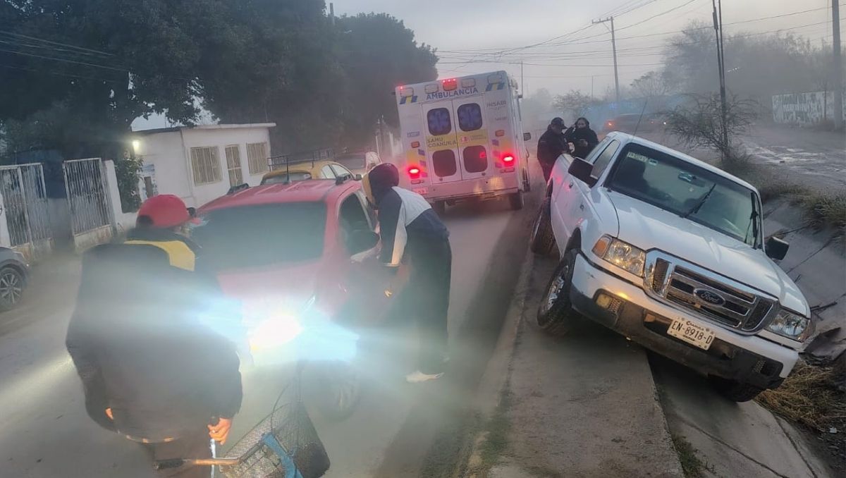 Alan de 22 años, circulaba a bordo de una camioneta tipo pick up. | Especial