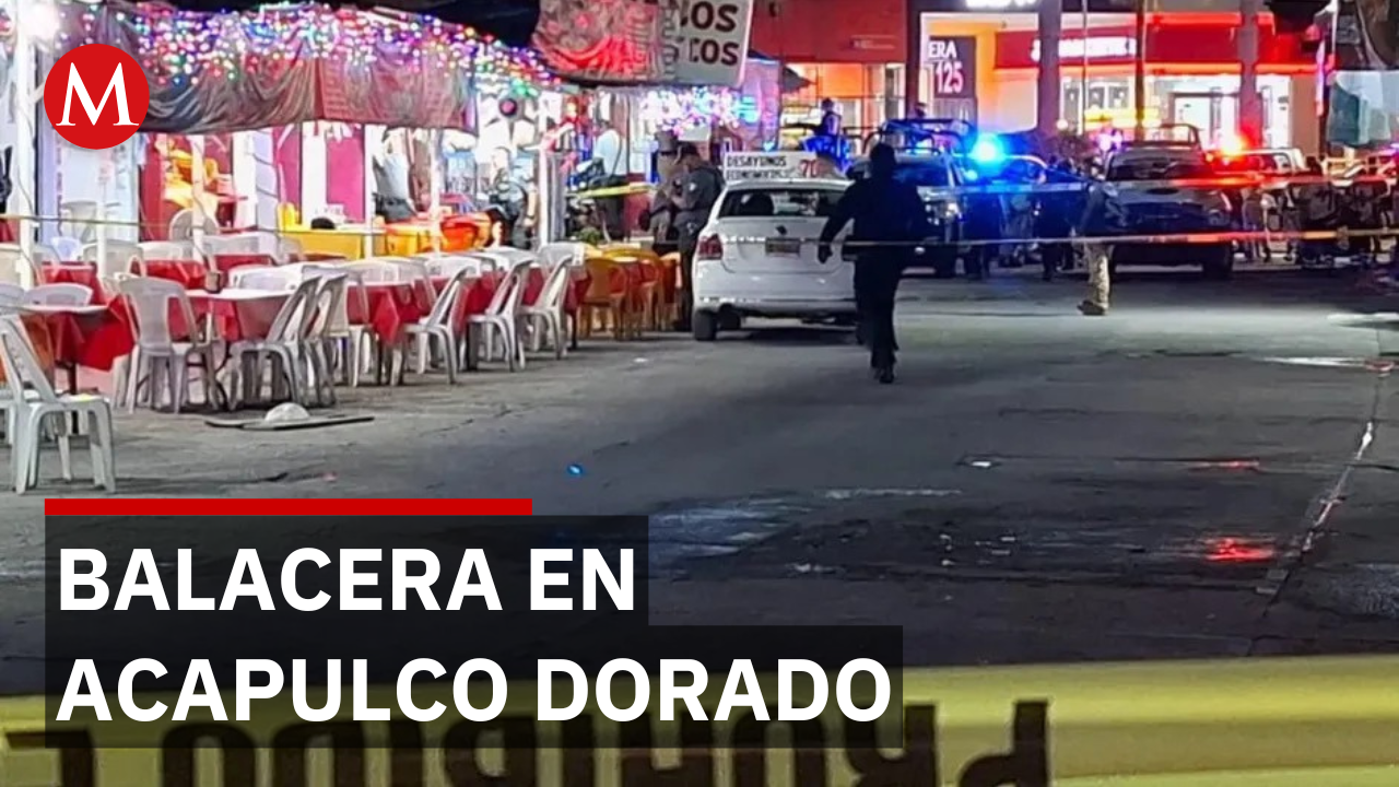 Ataque armado en Acapulco Dorado deja dos muertos y un herido