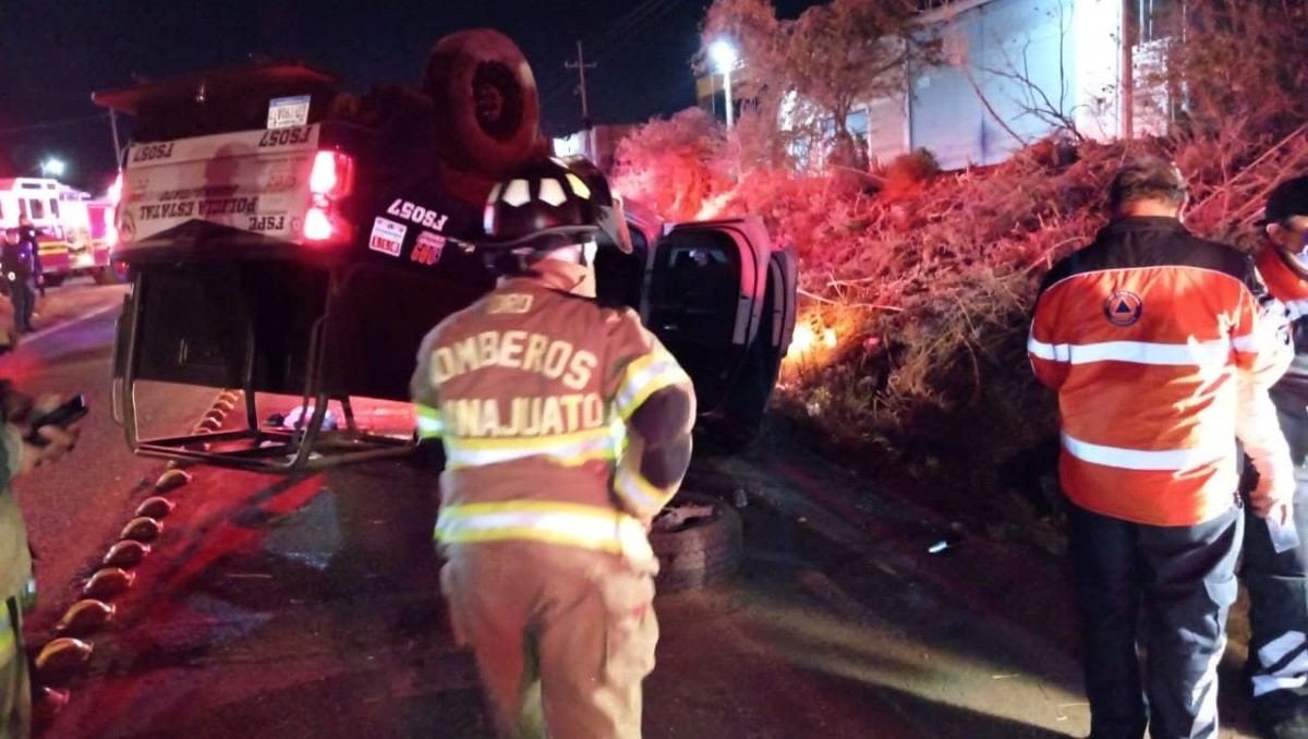Dos elementos de las Fuerzas de Seguridad Pública del Estado (FSPE) resultaron lesionados.