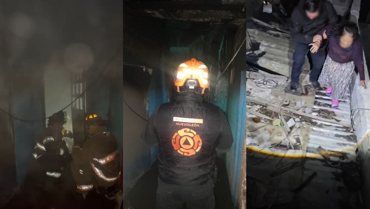 El fuego se extendió con facilidad y consumió totalmente al menos dos cuartos de la humilde vivienda. Especial