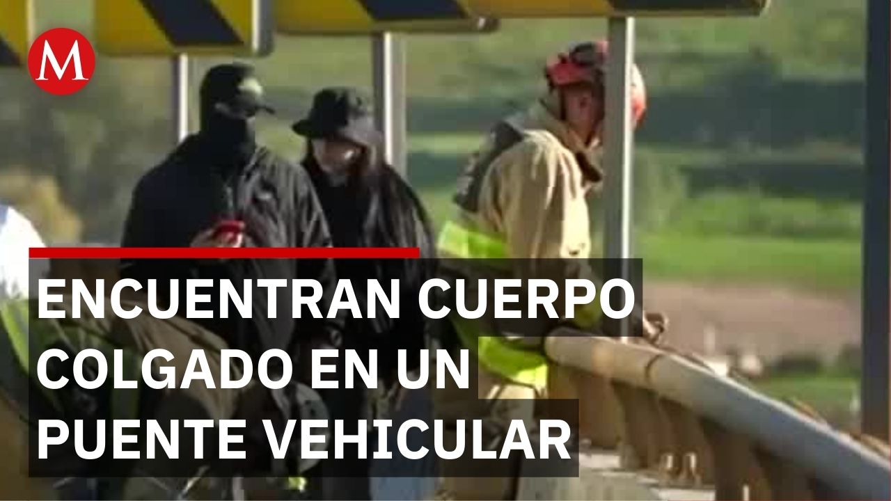 Hallan un cuerpo colgado de un puente vehicular de la carretera Tijuana-Tecate, en Baja California