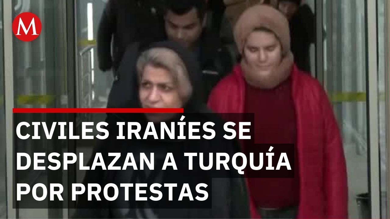 Iraníes llegan a Turquía huyendo de la violencia y la intensificación de las protestas