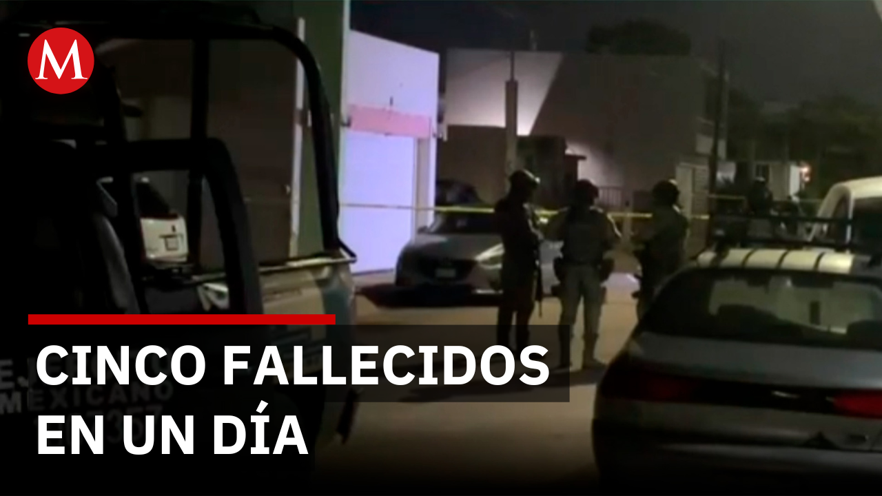 Nueva jornada violenta en Sinaloa deja cinco personas asesinadas