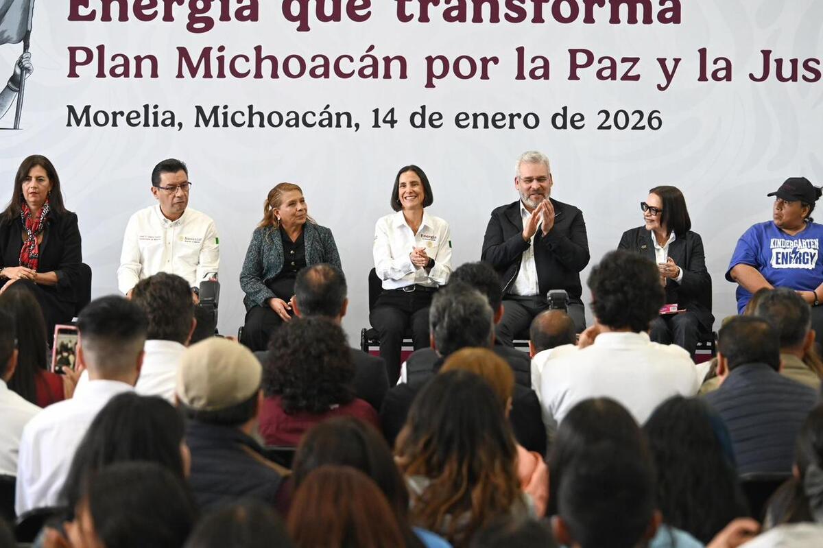 Sener, CFE y gobierno de Michoacán colaboran para llevar energía e internet a todo el estado