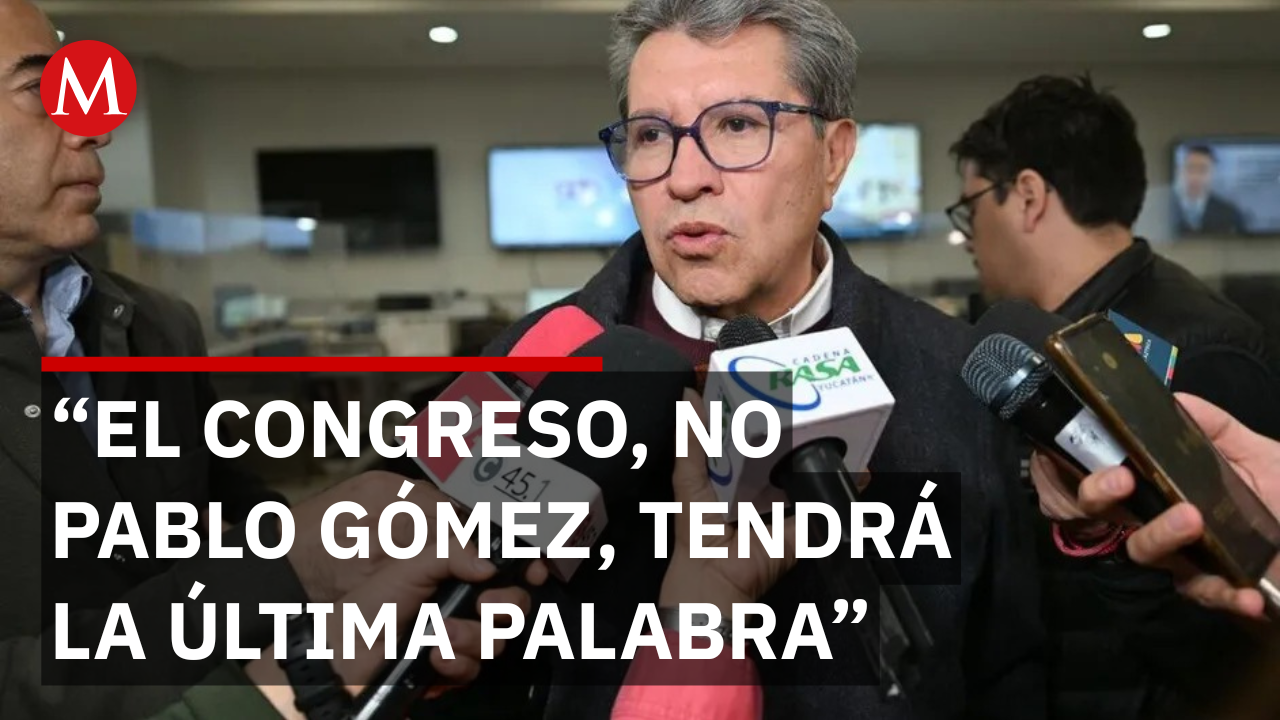Monreal advierte que el Congreso decidirá la reforma electoral