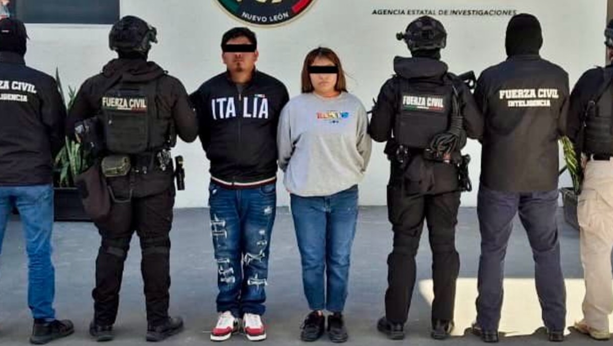 Ramón "N", de 28 años, fue capturado junto a Renata, de 18. Foto: Especial