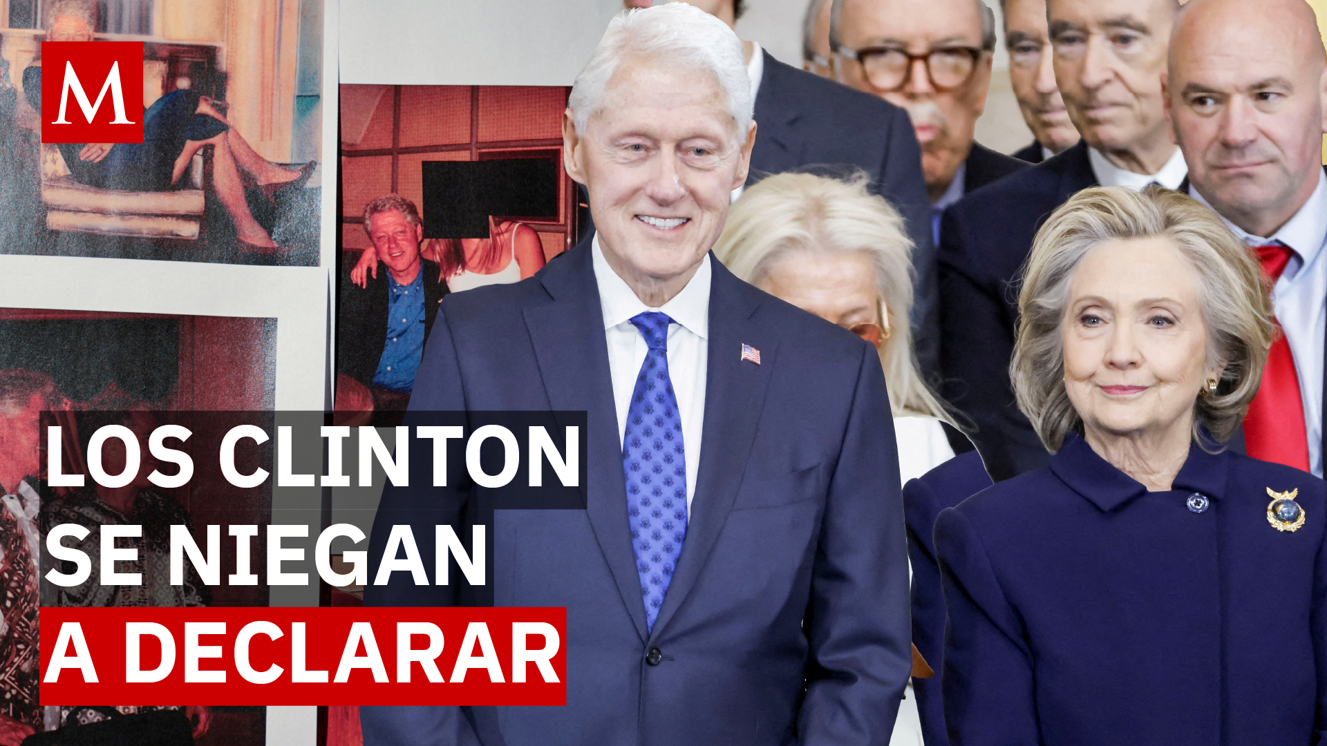 Bill y Hillary Clinton desafían al Congreso por caso Epstein: protestan y no testificarán