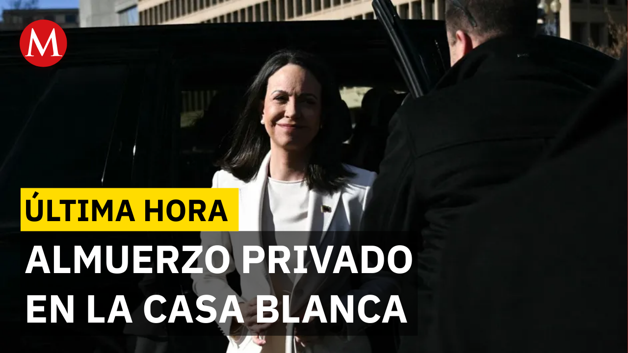 ÚLTIMA HORA: Machado llega a la Casa Blanca en Washington D.C.