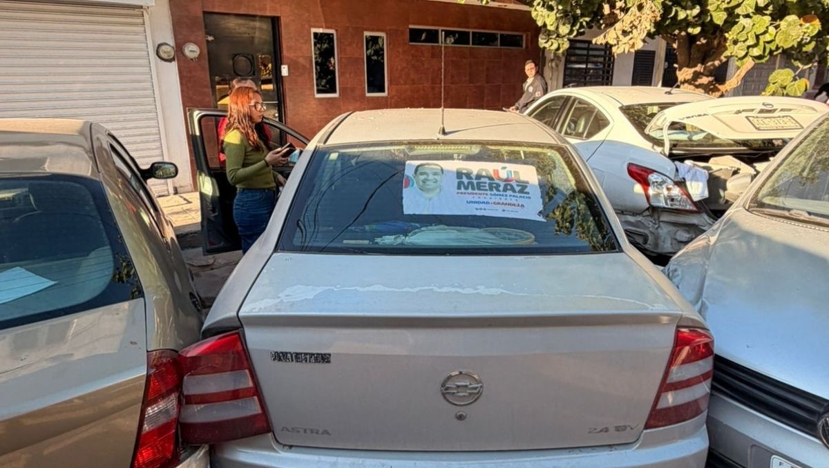 El hecho ocurrió sobre calle Juárez entre avenida Javier Mina y Bravo del sector centro de la ciudad de Gómez Palacio, Durango. | Especial