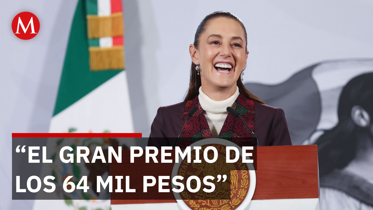 Sheinbaum ironiza con el programa “El Gran Premio” con reforma electoral