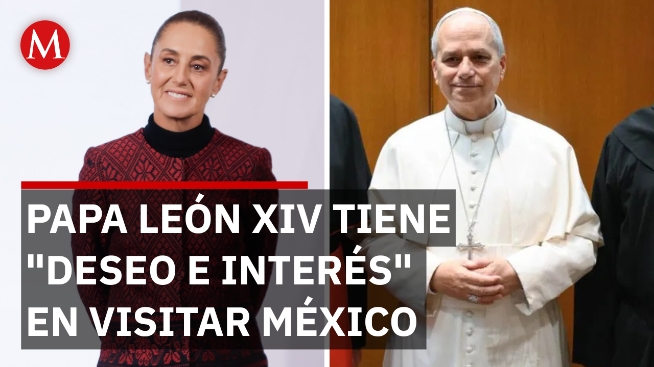 Sheinbaum habla sobre posible visita del Papa León XIV a México