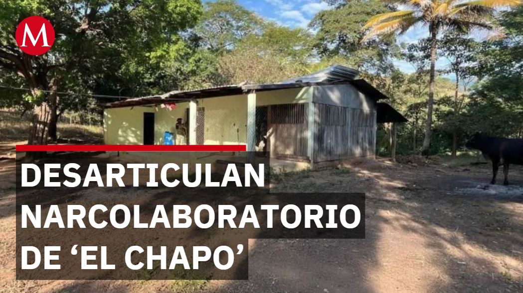 Desarticulan narcolaboratorio operado por cuñado del Chapo