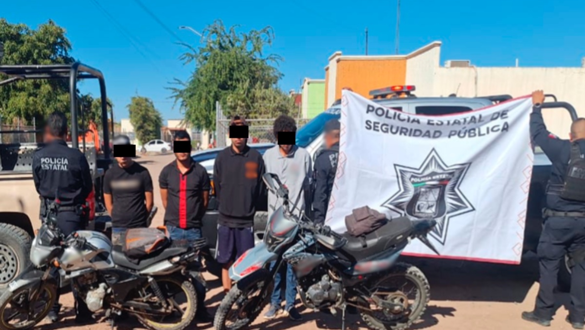 Detienen a 4 personas y aseguran dosis de drogas en Sonora