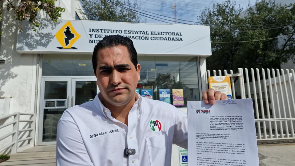 El dirigente acudió al Instituto Estatal Electoral para que sea esta la autoridad competente en investigar | Orlando Maldonado