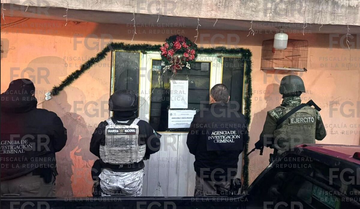 FGR realiza cateo en Singuilucan. (Cortesía)