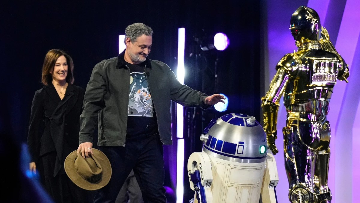 Kathleen Kennedy y Dave Filoni durante un evento. | AP