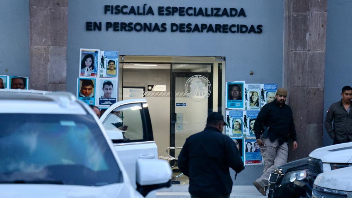 Leonardo Ariel Escobar Barrios fue trasladado a las instalaciones de la Fiscalía Especializada en Personas Desaparecidas. | Roberto Alanís