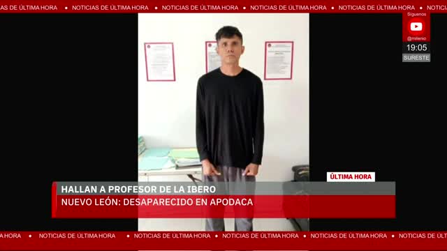Localizan con vida al maestro desaparecido de la 'Ibero' | Milenio Noticias, 16 de enero de 2026