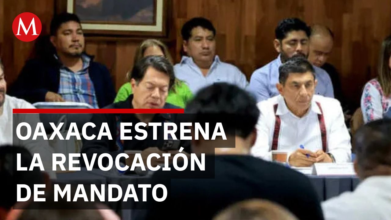 Oaxaca hará historia con la primera revocación de mandato para un gobernador