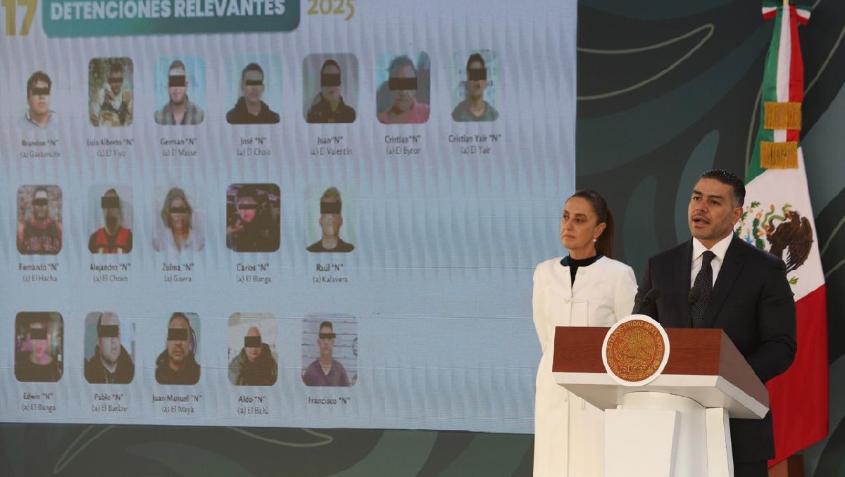 Harfuch destaca la detención de 2 mil 426 personas por delitos de alto impacto en el Edomex