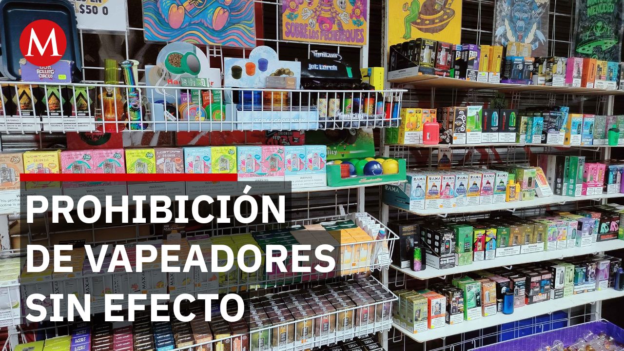 Persisten ventas de vapeadores pese a reforma a la Ley General de Salud