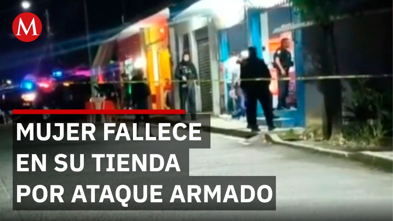 Asesinan a balazos a mujer comerciante dentro de su tienda en Veracruz