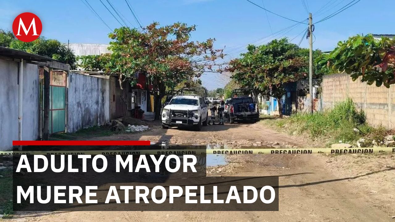 Chofer desata persecución y tiroteo tras atropellar a persona de la tercera edad en Veracruz