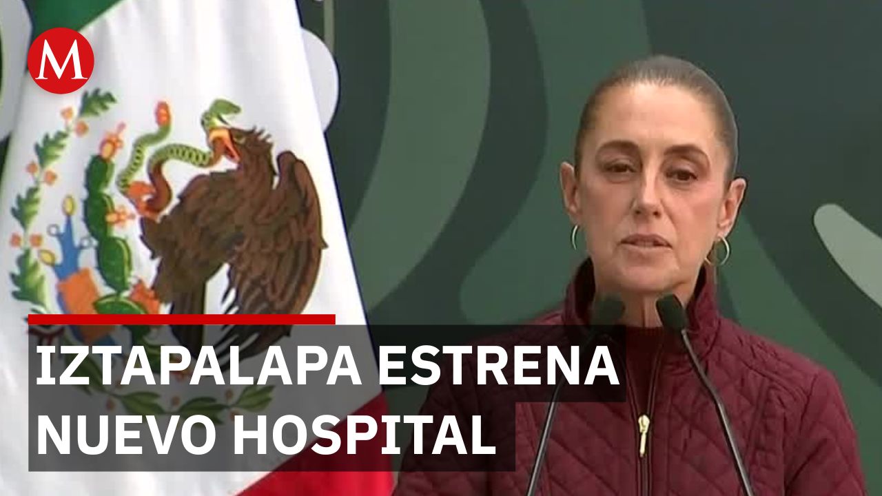 Claudia Sheinbaum inaugura el Hospital General Regional N. 25 en Iztapalapa