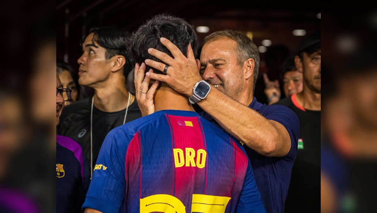 Hansi Flick, decepcionado con Dro por decisión de salir del Barcelona (Instagram @drofdezz)