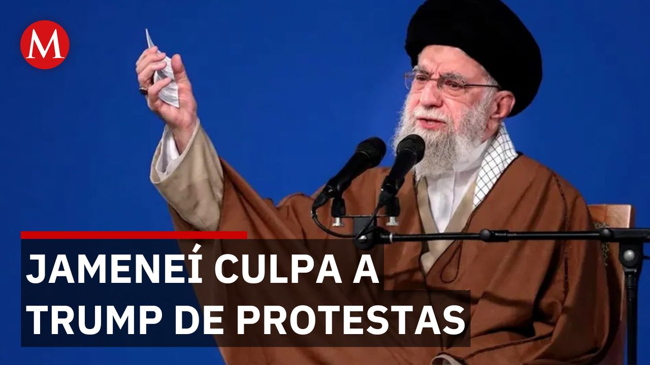 Líder supremo de Irán responsabiliza a Trump de incitar las protestas desde el 28 de diciembre