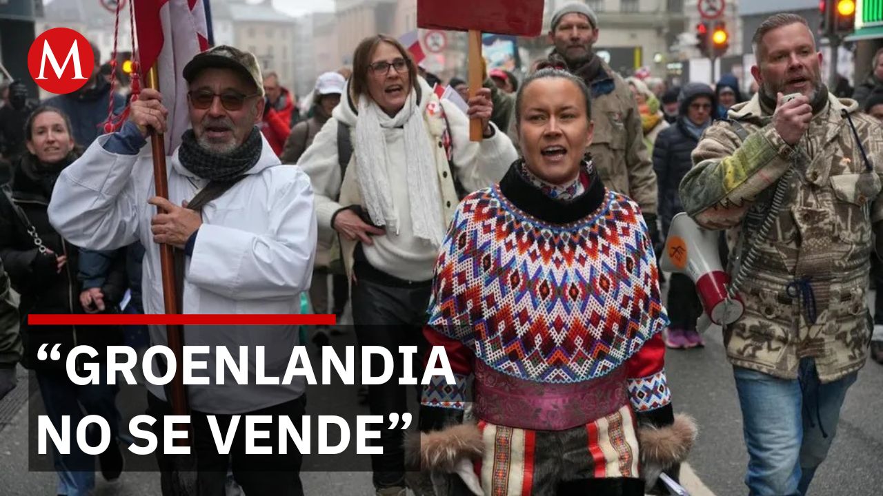 Miles protestan en Dinamarca contra plan de Trump sobre Groenlandia