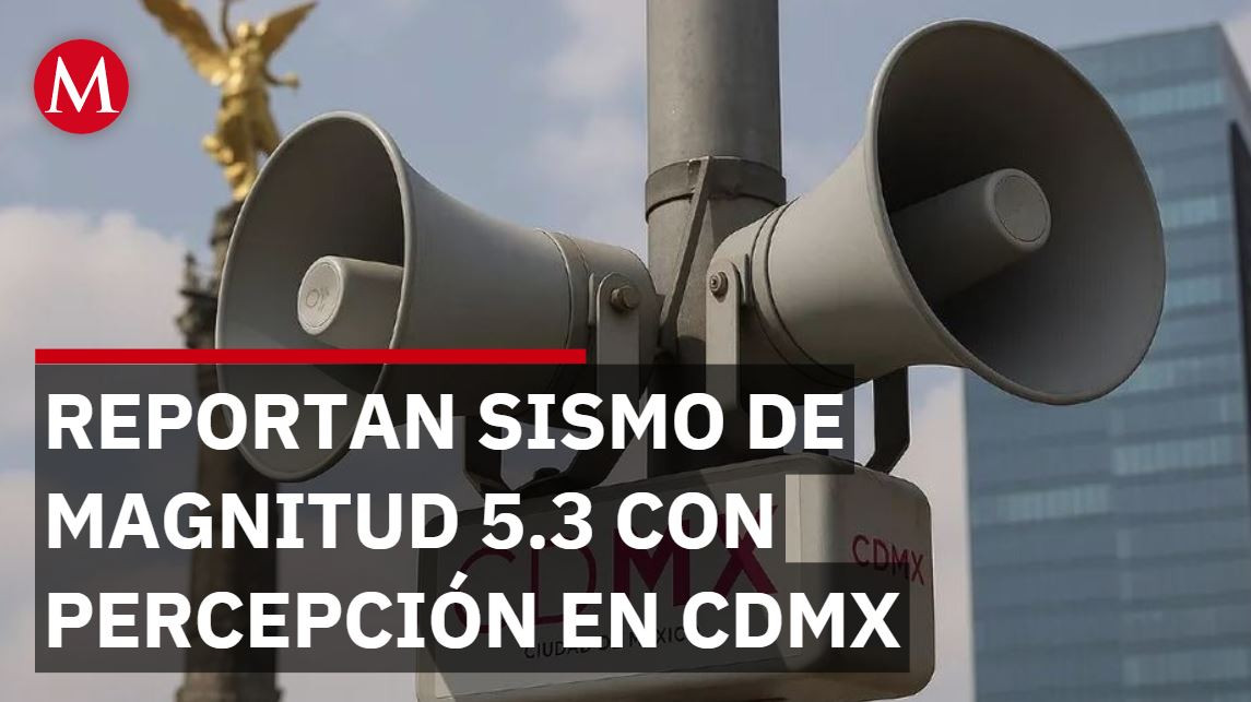 Sismo de magnitud 5.3 en Guerrero se percibe en CdMx