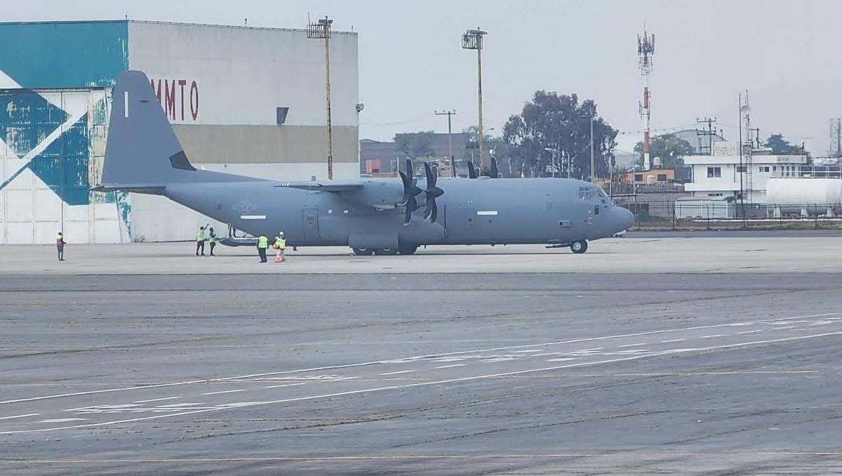 El avión tipo Hércules es utilizado para operaciones de ayuda humanitaria. Foto: (Especial)