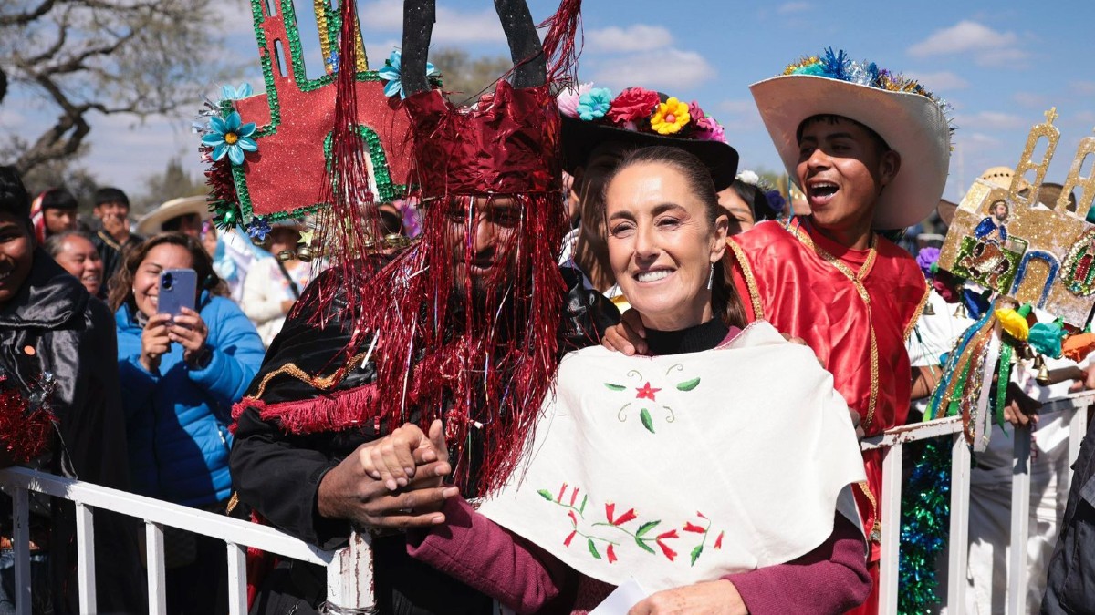 Claudia Sheinbaum en San Miguel de Allende.