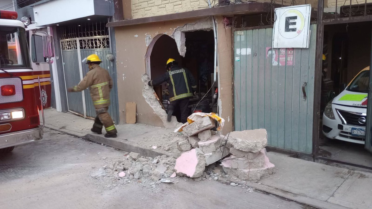 La explosión causó daños estructurales en la cocina de la vivienda afectada.