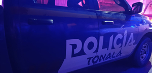 Policías del municipio tonalteca fueron los que arribaron al lugar tomando conocimiento de este hecho
