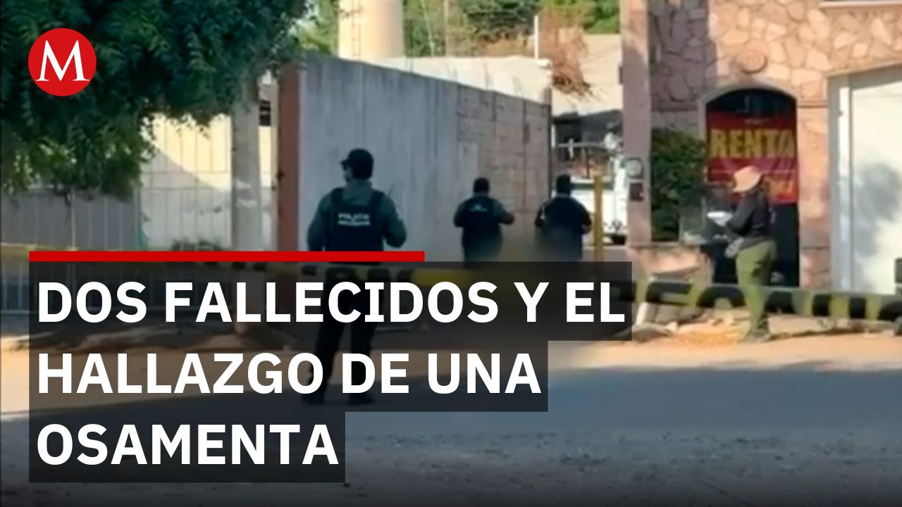 Reportan dos homicidios y hallazgo de una osamenta en Sinaloa